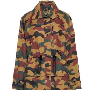 Burberry Camouflage Boyfriend Fit Jacket Size 10